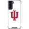 Indiana University IU Logo White Galaxy S22 Clear Case