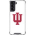 Indiana University IU Logo White Galaxy S22 Clear Case