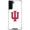 Indiana University IU Logo White Galaxy S22 Plus Clear Case