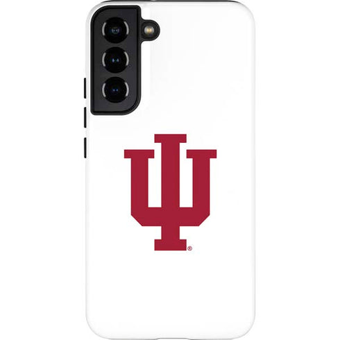 Indiana University IU Logo White Galaxy S22 Plus Pro Case