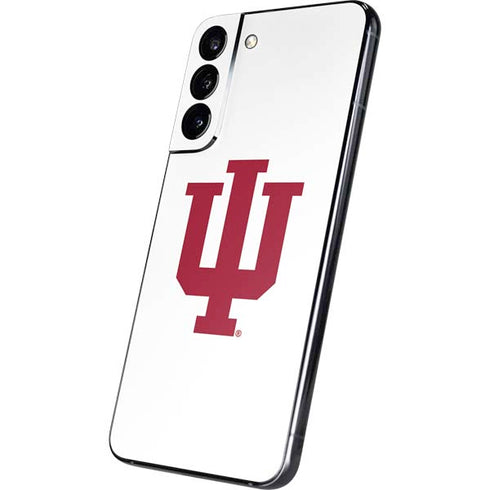 Indiana University IU Logo White Galaxy S22 Plus Skin