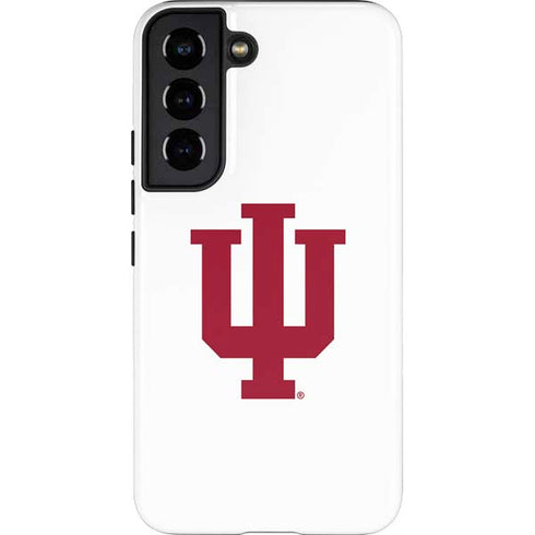 Indiana University IU Logo White Galaxy S22 Pro Case