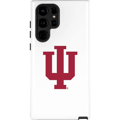 Indiana University IU Logo White Galaxy S22 Ultra Pro Case