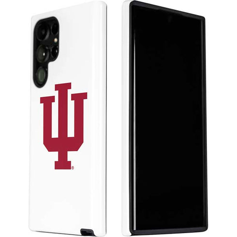Indiana University IU Logo White Galaxy S22 Ultra Pro Case