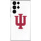 Indiana University IU Logo White Galaxy S22 Ultra Skin