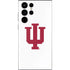 Indiana University IU Logo White Galaxy S22 Ultra Skin