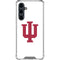 Indiana University IU Logo White Galaxy S23 FE Clear Case