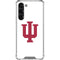 Indiana University IU Logo White Galaxy S23 Plus Clear Case