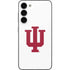 Indiana University IU Logo White Galaxy S23 Plus Skin