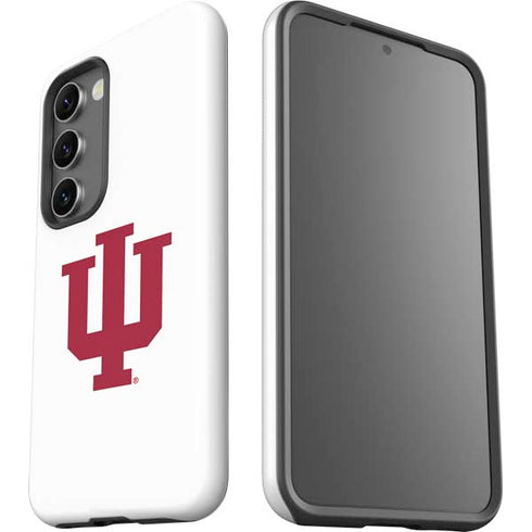 Indiana University IU Logo White Galaxy S23 Pro Case