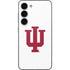 Indiana University IU Logo White Galaxy S23 Skin