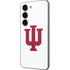 Indiana University IU Logo White Galaxy S23 Skin