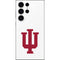 Indiana University IU Logo White Galaxy S23 Ultra Skin