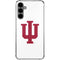 Indiana University IU Logo White Galaxy S24 Plus Clear Case