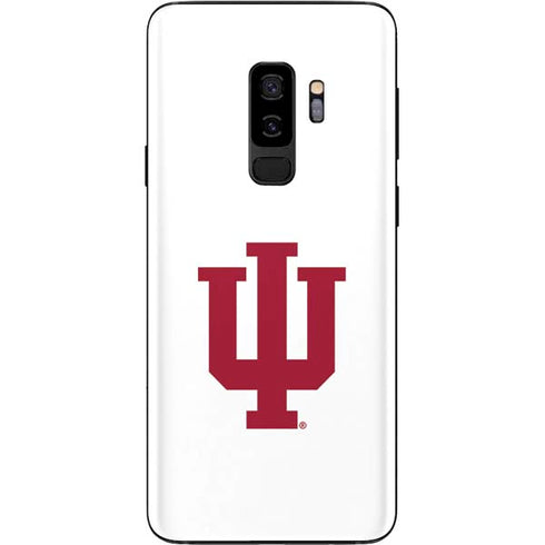 Indiana University IU Logo White Galaxy S9 Plus Skin