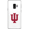 Indiana University IU Logo White Galaxy S9 Skin