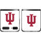 Indiana University IU Logo White Galaxy Z Flip Skin