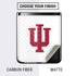 Indiana University IU Logo White Galaxy Z Flip Skin