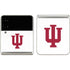 Indiana University IU Logo White Galaxy Z Flip3 5G Skin
