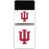 Indiana University IU Logo White Galaxy Z Flip3 5G Skin