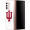 Indiana University IU Logo White Galaxy Z Fold2 5G Skin