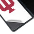 Indiana University IU Logo White Galaxy Z Fold4 5G Skin