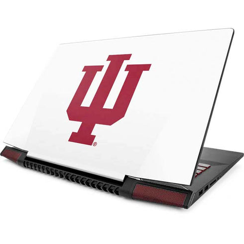 Indiana University IU Logo White Lenovo IdeaPad Skin