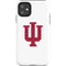 Indiana University IU Logo White iPhone 11 Impact Case