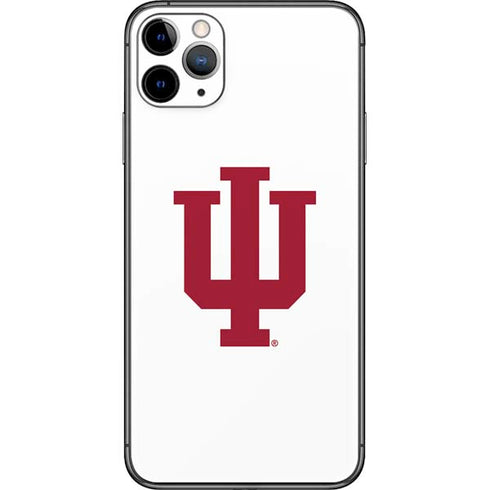 Indiana University IU Logo White iPhone 11 Pro Max Skin