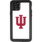 Indiana University IU Logo White iPhone 11 Pro Max Waterproof Case