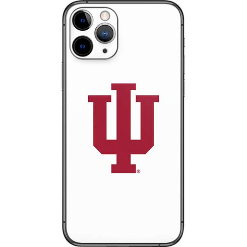 Indiana University IU Logo White iPhone 11 Pro Skin