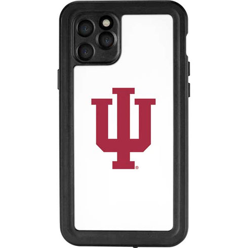 Indiana University IU Logo White iPhone 11 Pro Waterproof Case
