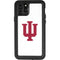 Indiana University IU Logo White iPhone 11 Pro Waterproof Case