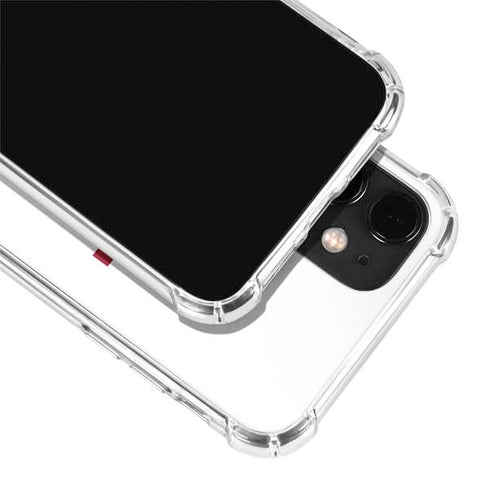 Indiana University IU Logo White iPhone 12 Clear Case