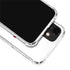 Indiana University IU Logo White iPhone 12 Clear Case
