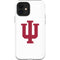 Indiana University IU Logo White iPhone 12 Impact Case