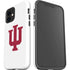 Indiana University IU Logo White iPhone 12 Impact Case