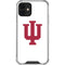 Indiana University IU Logo White iPhone 12 Mini Clear Case