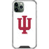Indiana University IU Logo White iPhone 12 Pro Clear Case