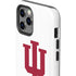 Indiana University IU Logo White iPhone 12 Pro Impact Case