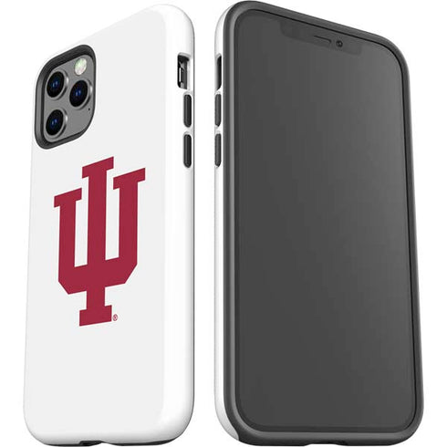 Indiana University IU Logo White iPhone 12 Pro Impact Case
