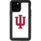 Indiana University IU Logo White iPhone 12 Pro Waterproof Case