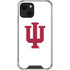 Indiana University IU Logo White iPhone 13 Clear Case