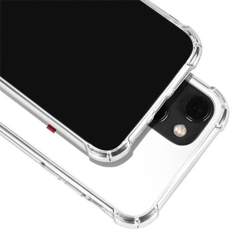 Indiana University IU Logo White iPhone 13 Clear Case