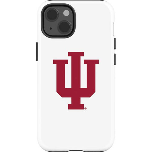 Indiana University IU Logo White iPhone 13 Impact Case