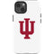 Indiana University IU Logo White iPhone 13 Impact Case