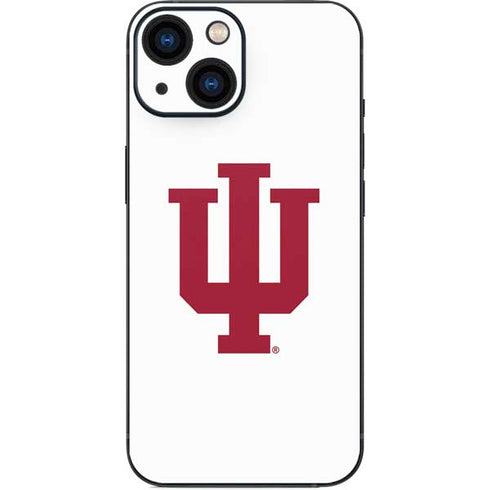 Indiana University IU Logo White iPhone 13 Mini Skin