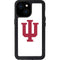 Indiana University IU Logo White iPhone 13 Mini Waterproof Case