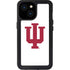 Indiana University IU Logo White iPhone 13 Mini Waterproof Case