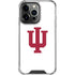 Indiana University IU Logo White iPhone 13 Pro Clear Case